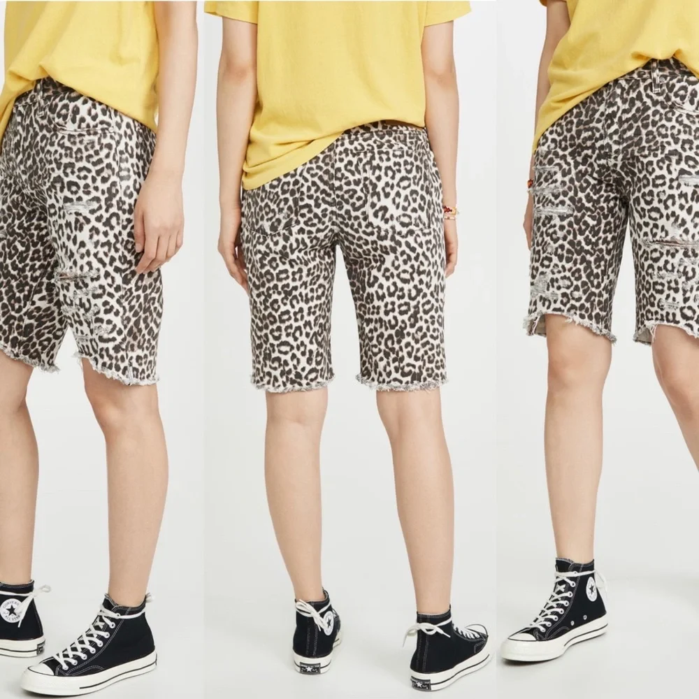 ONETEASPOON | Cut Off Truckers Mid-Waist Long Length Shorts